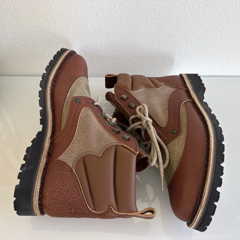 J. L. Powell by Crispi Sport Stanley Brown Beige US Size 11.5 Boot New W/ Box